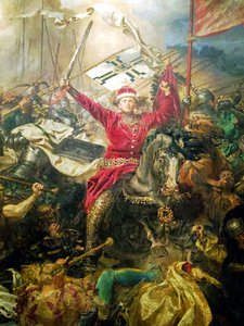 Fragment of Battle of Grunwald, Vytautas the Great by Jan Alojzy Matejko